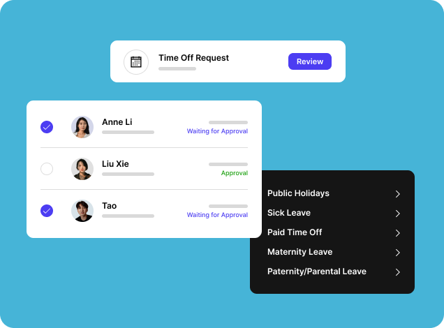 Spend less time tracking, approving and analyzing time off and expenses